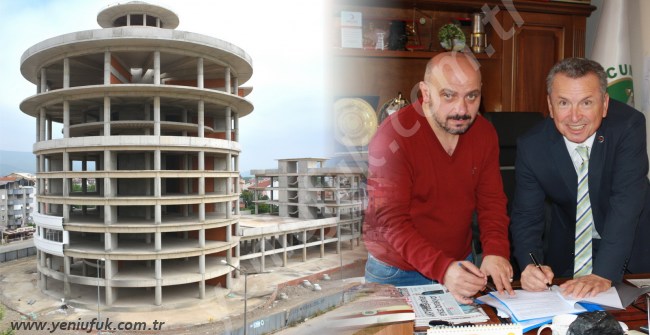 BELEDİYE KOMPLEKSİ İÇİN İMZALAR ATILDI