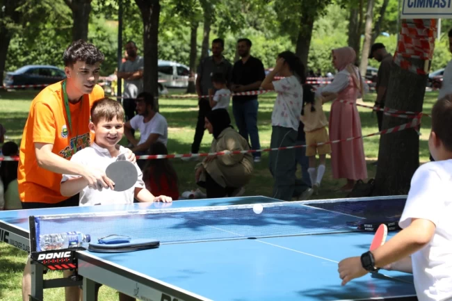 İnegöl'de Yaz Spor Okullarının provası spor şenliğiyle yapıldı