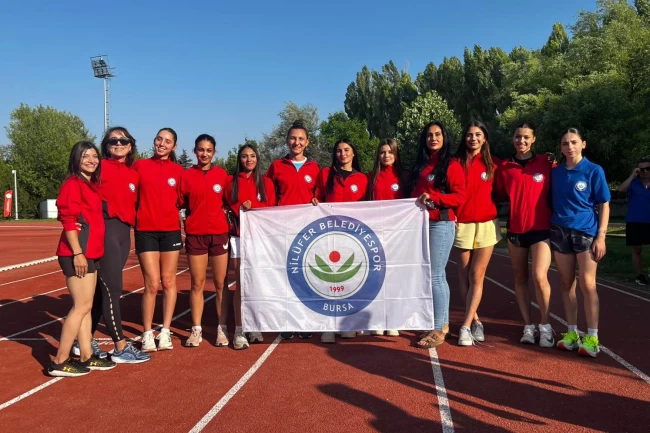 Bursa Nilüferli atletizmciler Süper Lig'de