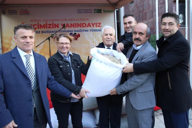 Bursa Büyükşehir'den kırsala önemli destek