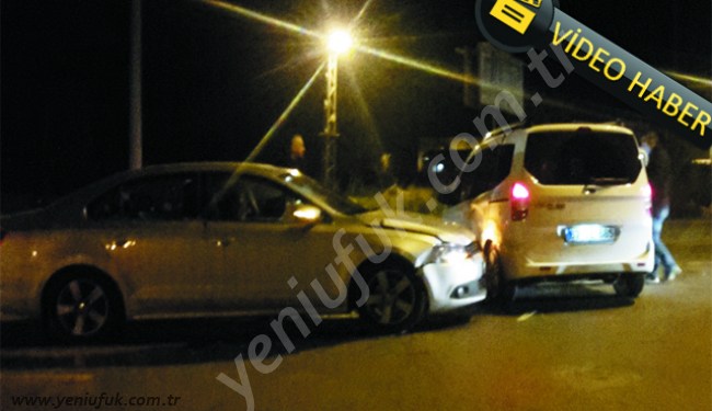 ALKOLLÜ SÜRÜCÜ POLİS ARACINA ÇARPTI!..