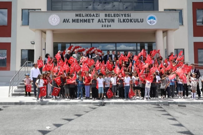Kayseri Melikgazi'den 3 yeni okul