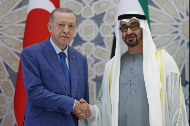 Erdoğan'ın barış diplomasisi sürüyor... Erdoğan ve Al Nahyan'dan bölgesel barış için çözüm çağrısı