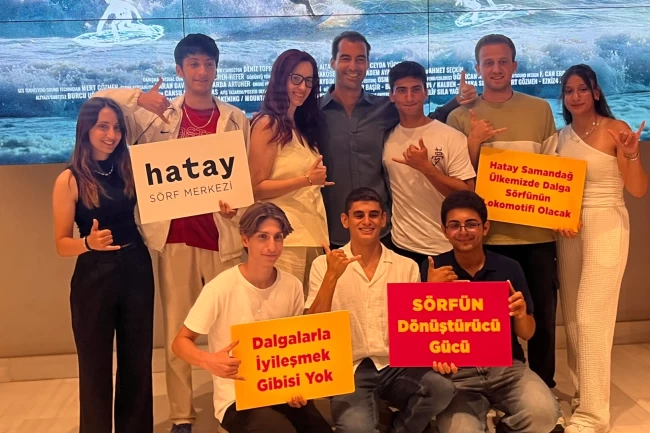 Hatay Sörf Merkezi "Hayatın Çizgisi"yle perdede