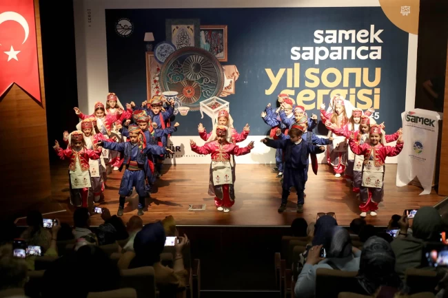 Sapanca SAMEK'te yılsonu sergisi heyecanı yaşandı