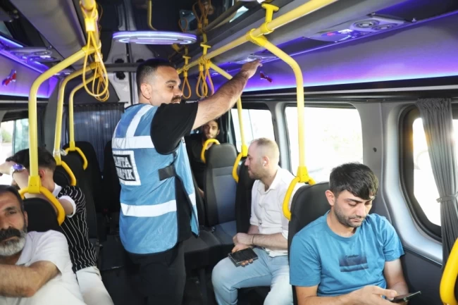 Diyarbakır'da toplu taşımada klima denetimi