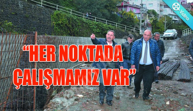 BAŞKAN UYSAL, SAHADA..