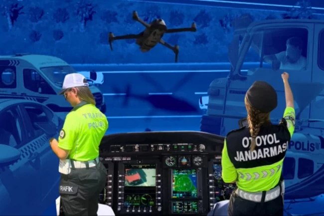 Trafikte havadan karadan sıkı denetim