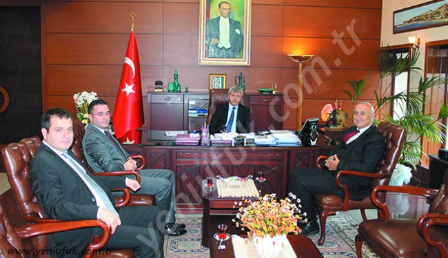 İLK ZİYARET VALİ ÇINAR'A...