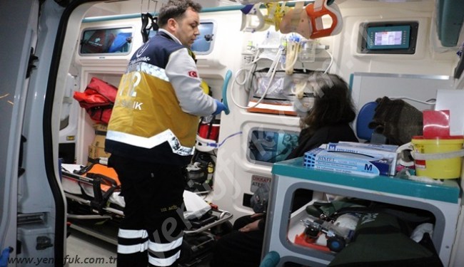 AMBULANSTA TEDAVİ OLMAK İSTEMEDİ!