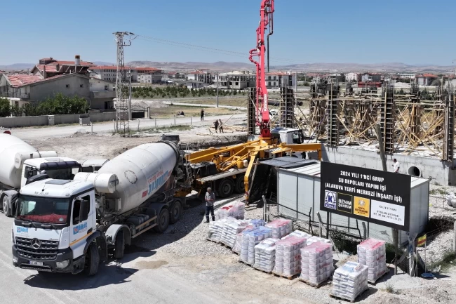 Konya'da Alakova Terfi İstasyonu yükseliyor