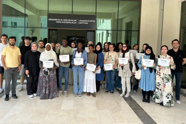 Bursa Çevre Akademisi'nde sertifika heyecanı