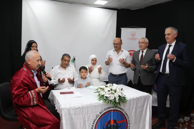 Bursa'da hastanede duygusal nikah