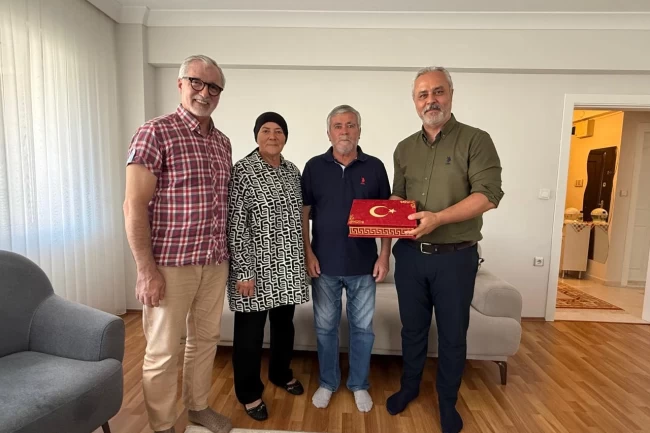 İzmit Belediyesi'nden gazilere vefa ziyareti