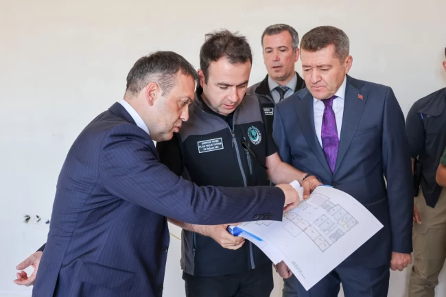 Vali Sözer, Bilecik'te Özel Eğitim Anaokulu inşaatını inceledi