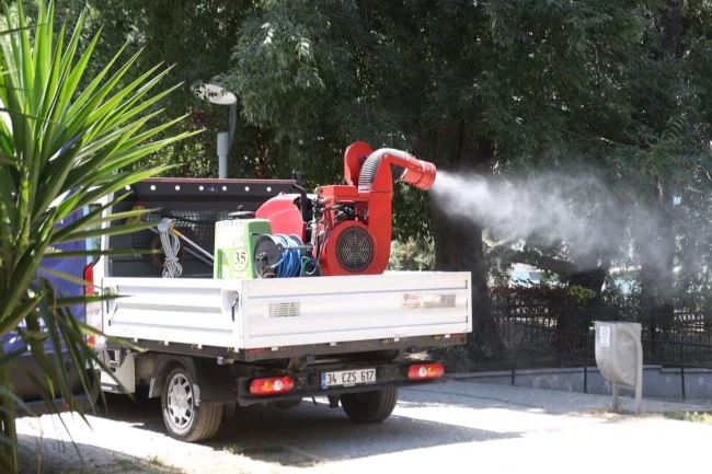 İstanbul Bakırköy'de zararlılara karşı ilaçlama seferberliği