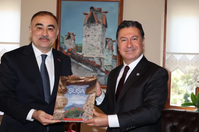 Azerbaycan Büyükelçisi Reşad Memmedov'dan Başkan Aras'a ziyaret