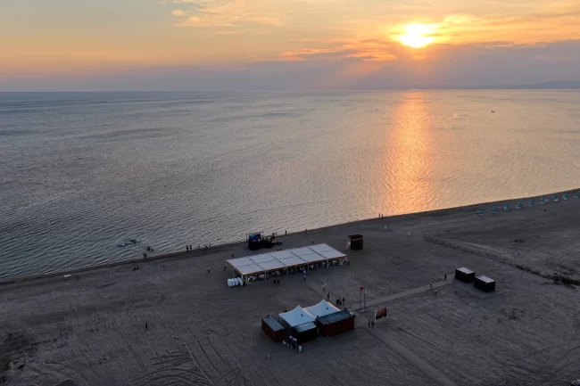 Edirne'de İpsala Halk Plajı coşkuyla açıldı