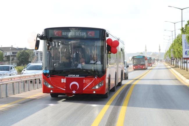 Sakarya'da metrobüs devrimi