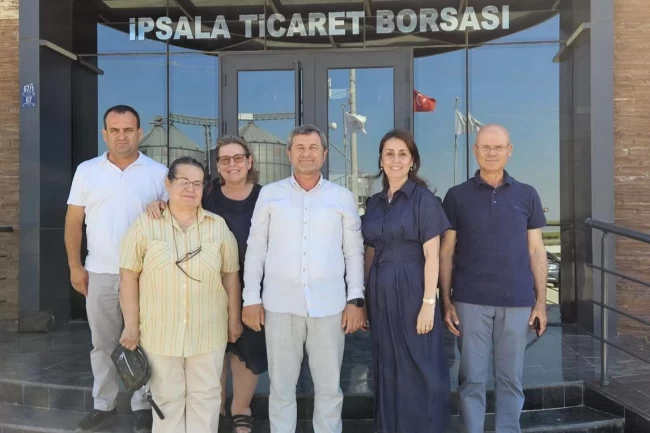 İpsala Kadın Girişimciler Kooperatifi'nden Ticaret Borsası'na işbirliği ziyareti