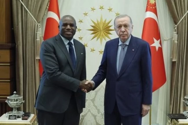 Cumhurbaşkanı Erdoğan, İngiltere Dışişleri Bakanı'nı kabul etti