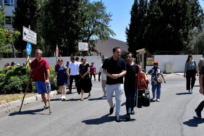 Bornova'da engeller yerinde görüldü