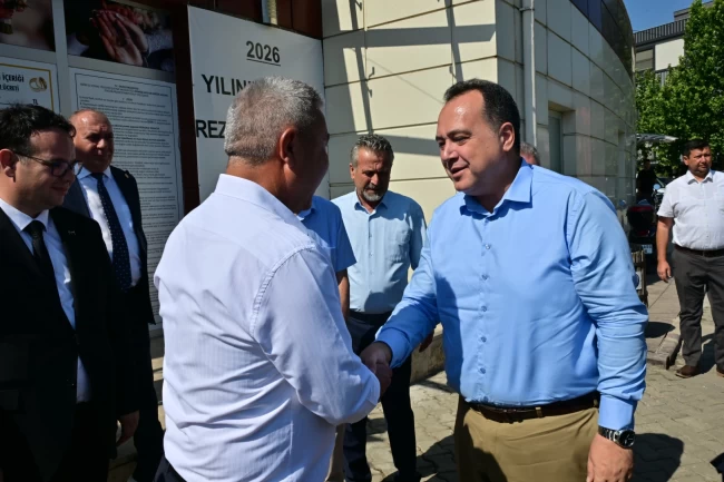 Başkan Dutlulu Salihli'de muhtarlarla buluştu