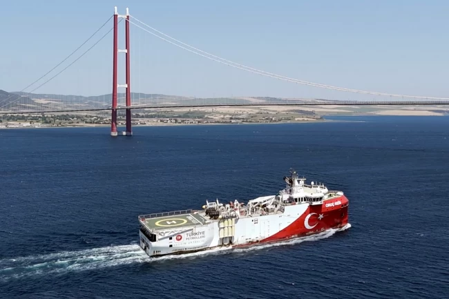 'Oruç Reis' tarihi görevden Mavi Vatan'a döndü