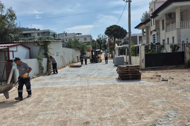Muğla'da Milas Belediyesi ilçe genelindeki çalışmalarını sürdürüyor