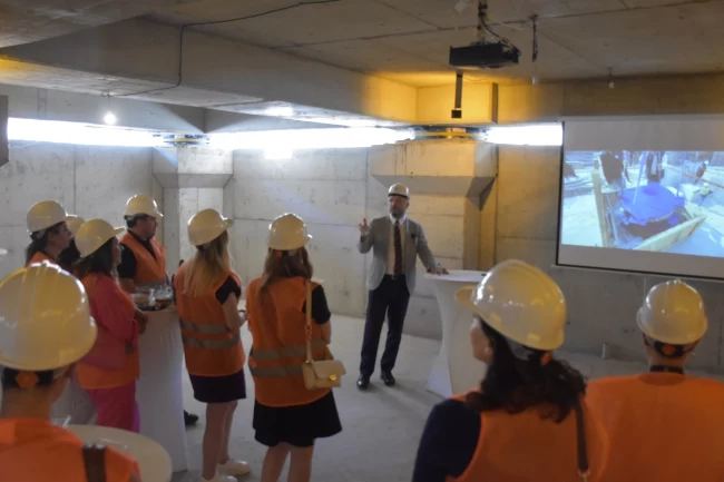 YAPİDER, Bursa'nınilk sismik izolatörlü projesini yerinde inceledi