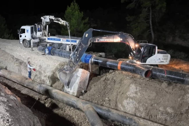 Antalya Büyükşehir'den Alanya'nın içme suyu altyapısına güçlü dokunuş