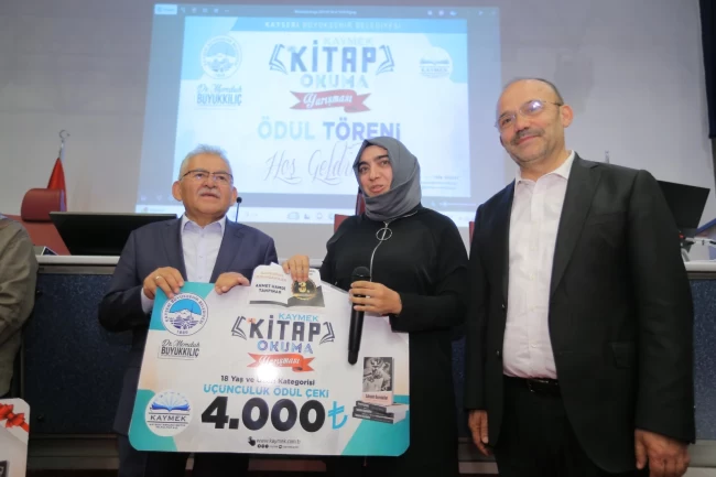 KAYMEK'in kitap okuma ödülleri yüzde 25 arttı