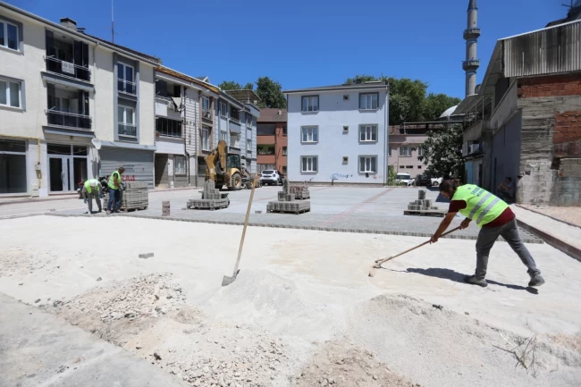 Bursa İnegöl'de kamulaştırılan alanlar otoparka dönüşüyor