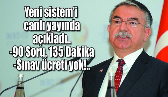 YENİ SİSTEMİ CANLI YAYINDA AÇIKLADI..