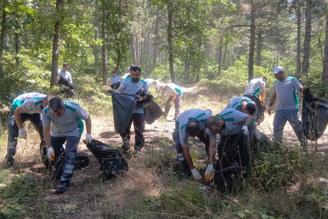 Bursa ormanlarında yangınlara karşı 'temizlik' seferberliği!