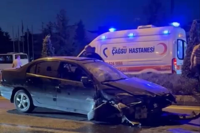 Düzce'de trafik kazası: 1 yaralı