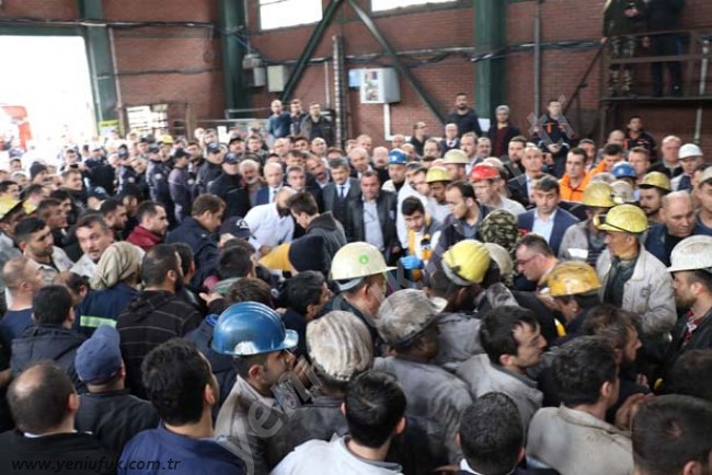 MADEN KAZALARINA TEPKİ;