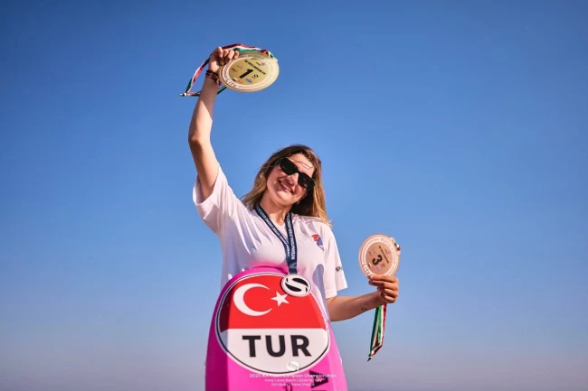 Genç sporcu Derin Deniz'den Avrupa şampiyonluğu