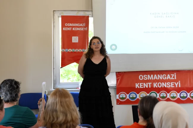 Bursa Osmangazi'de kadınlara özel sağlıklı yaşam buluşması