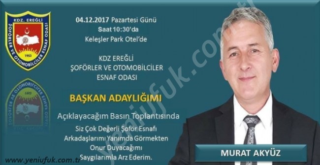 'ORTAK ADAY', AKYÜZ SAHAYA İNİYOR!..