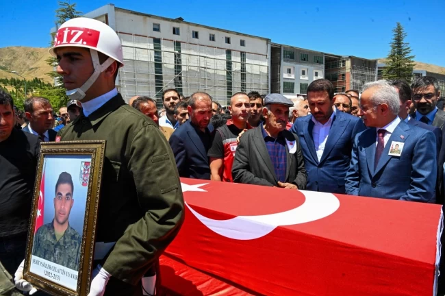 Şehit Uyanık'a Bitlis'te son görev