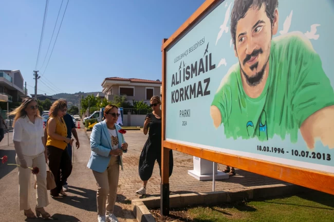 İzmir Güzelbahçe'de anlamlı anma