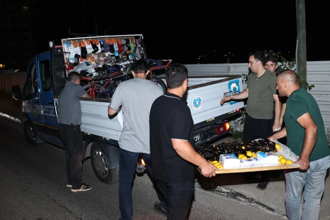 Bursa Nilüfer'de seyyar satıcı operasyonu