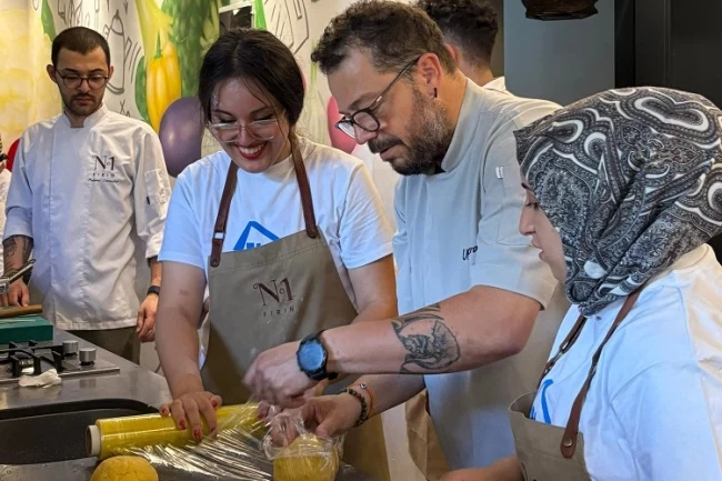 LÖSEV'den gençlere makarna yapım atölyesi