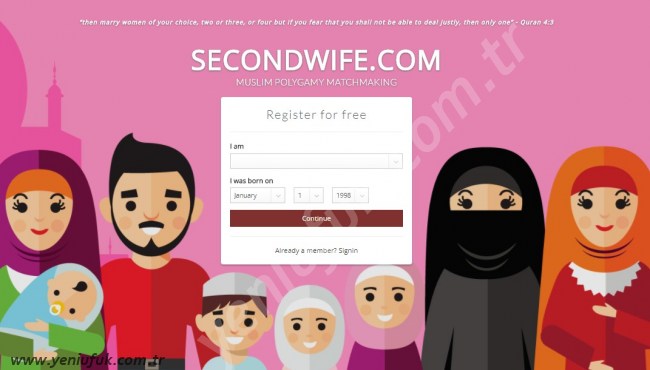 ‘İKİNCİ EŞ’ SİTESİ AÇILDI..