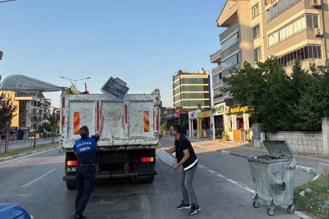 Bursa Nilüfer'de sağlıklı çevre operasyonu