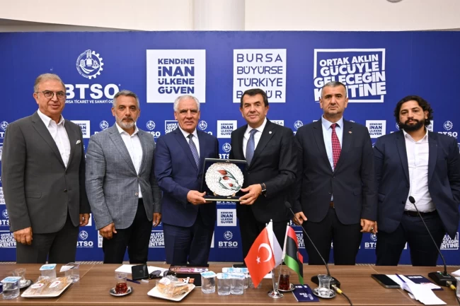 Libya'dan Bursa'ya yeniden yapılanma sürecinde iş birliği daveti