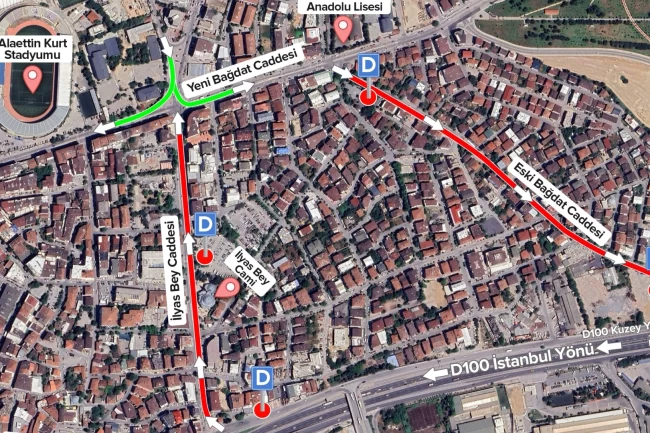 Kocaeli Gebze'de yeni trafik dolaşım planı hayata geçiyor