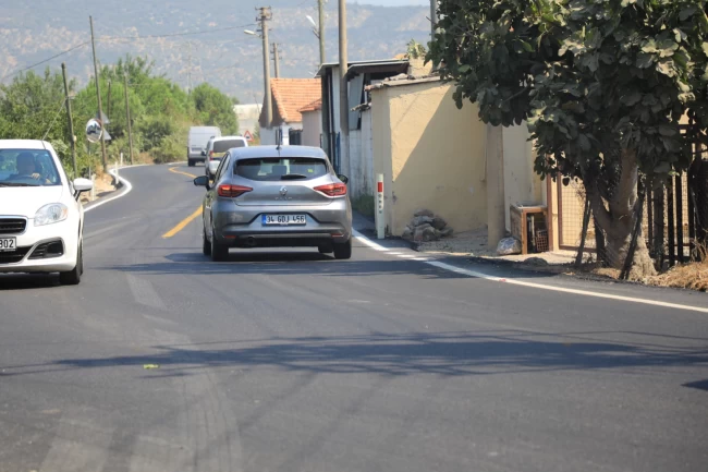 Milas kırsalındaki 80 milyonluk yol yatırımı tamamlandı