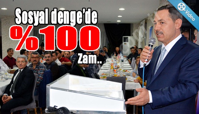 UYSAL’DAN MEMURLARA YÜZDE 100 ARTIŞ..